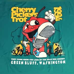 vintage single stitch marathon t-shirt Cherry Pickers Trot running jogging